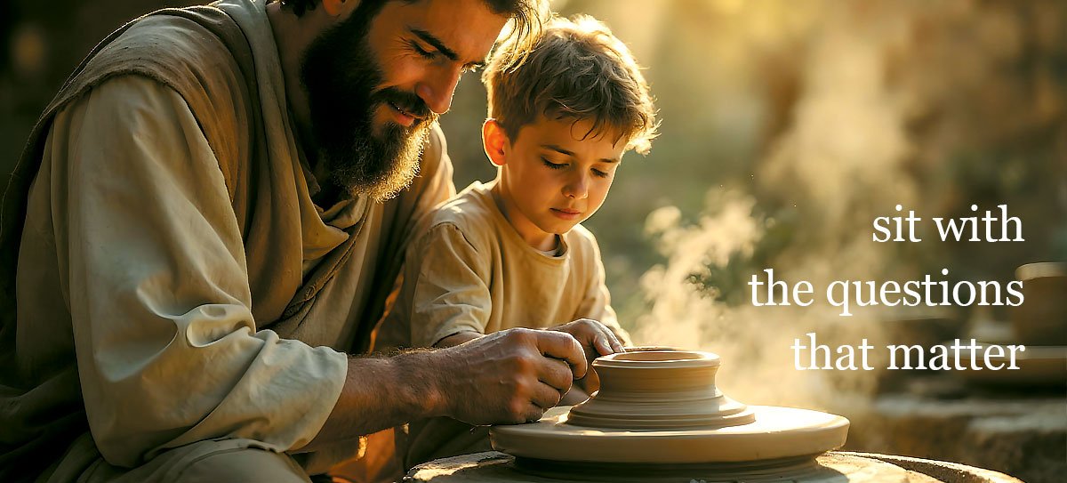 Spiritual Reading Guide - Father Son Potter Wheel Reflection